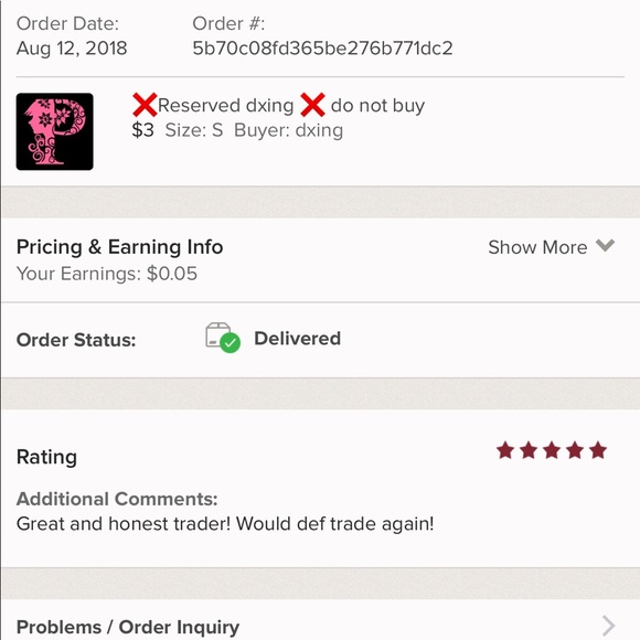 💗💗HONEST TRADE REASSURANCE!!💗💗 - Picture 6 of 6